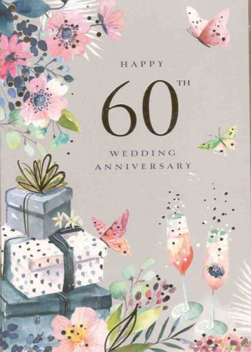 Picture of 60TH WEDDING ANNIVERSARY CARD